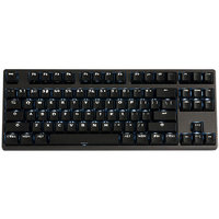 Tg3 Electronics Inc Deck 87 key, Two shot molded keycaps, White LED, Blue MX Switch (tactile - clicky feel)