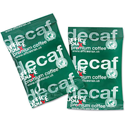 Office Snax 100% Pure Arabica Coffee, Original Blend Decaffeinated, 1.