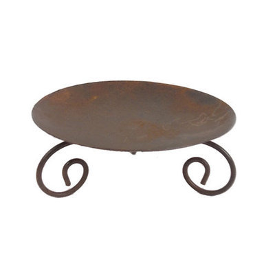 Craft Outlet Tin Pillar Dish (Set of 2)