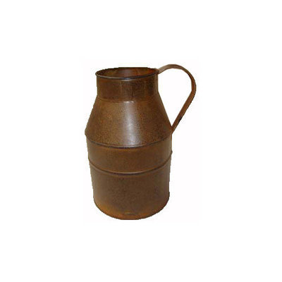 Craft Outlet Shabby Elegance Milk Can Hurricane
