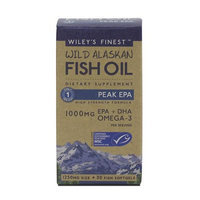 Wileys Finest Wiley's Finest - Wild Alaskan Fish Oil 1000mg EPA DHA Peak EPA - 30 Softgels