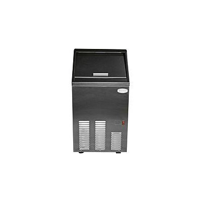 Bluestone Appliance 16.5 in. 80 lb. Undercounter Icemaker in Stainless Steel Door and Black Body BCIM65