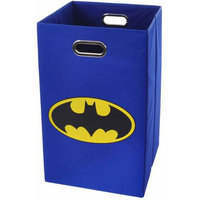 Modern Littles Batman Black Logo Folding Laundry Basket