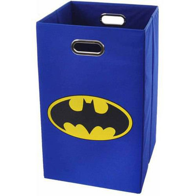 Modern Littles Batman Black Logo Folding Laundry Basket