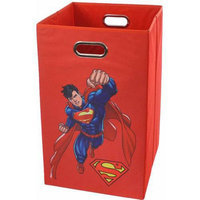 Modern Littles Superman Blue Folding Laundry Basket