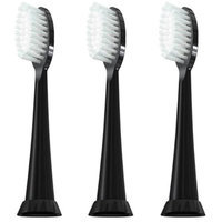 Tao Clean Ultrasonic Toothbrush Replacement Heads - 3 Pack (Deep Space Black)