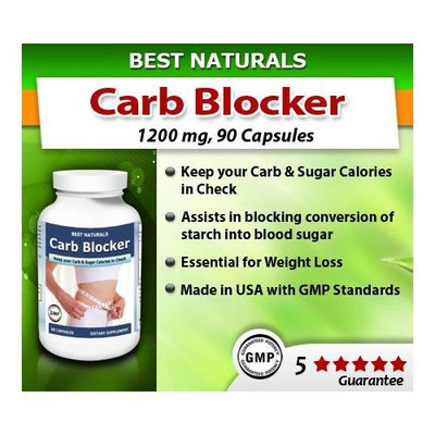 Best Naturals #1 Carb Blocker with White Kidney Bean Extract -- 90 Capsules