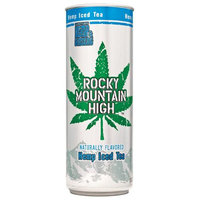 Rocky Mountain High 12-Fluid Ounce Hemp Iced Tea Drink, 12 Pack