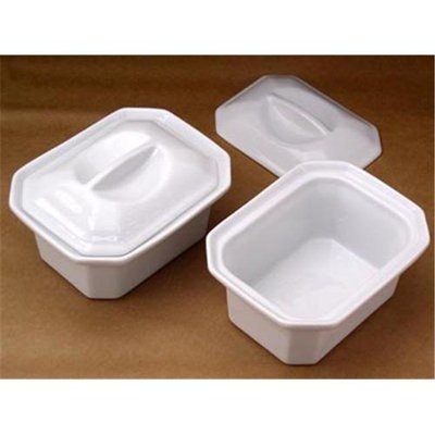 Pillivuyt 14 oz. Oblong Faceted Covered Terrine