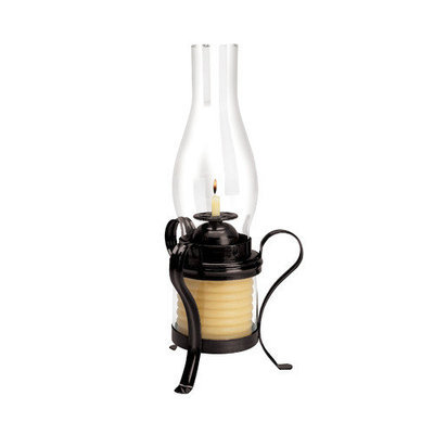Eclipse Home Decor Llc Eclipse Home Decor, LLC 40-Hour Coil Candle with Hurricane Lamp 20625B