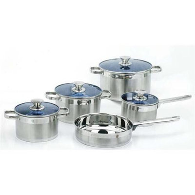 Trimmer Gourmet Chef 14 Piece Stainless Steel Cookware Set