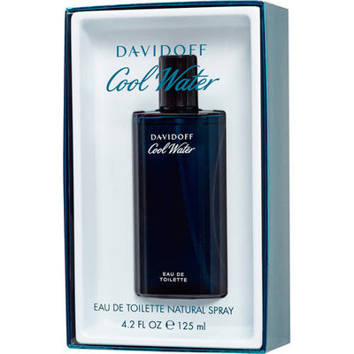 Davidoff Cool Water Eau de Toilette Natural Spray, 4.2 fl oz