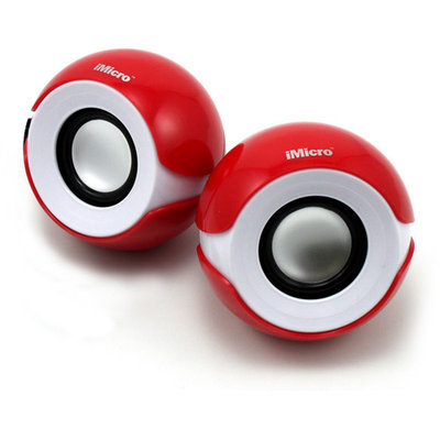 Imicro SP-IMMINIR Notebook Mini Speaker (Red)