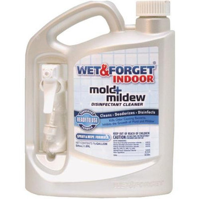 Wet & Forget 64 oz Indoor Mold And Mildew Disinfectant - 4 Pack
