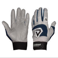 Akadema Professional Batting Gloves in Gray and Navy