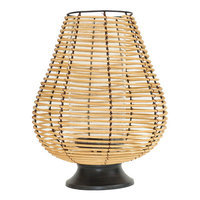 Crestview Collection Iron and Glass Hurricane