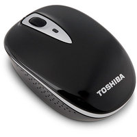 Toshiba PA3844U-1ETB Mouse - Optical - Wireless - Radio Frequency - Glossy Black