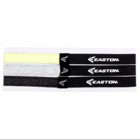Easton A153004BKSLYL 3 Pack Glitter Headband Black/Silver/Yellow