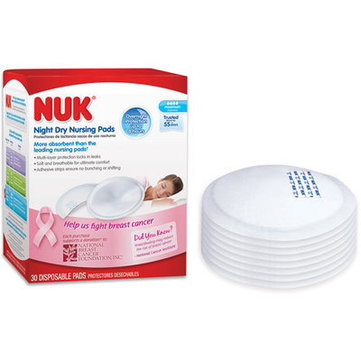 NUK Night Dry Disposable Nursing Pads (Pack of 30)
