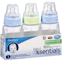 Nuk Gerber First Essential Clear View Bottle Slow Flow Silicone Boys - 5oz - 3pk