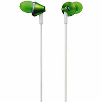 Panasonic RP-HJE295-G Deep Base Ergo-Fit Inner Ear Earbud Headphone Green