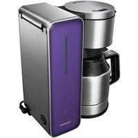 Panasonic Smoke 8-cup Stainless Steel/ Glass Finish Coffee Maker