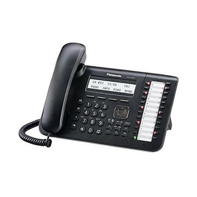 Panasonic KX-DT543 Phone Black Digital 3-line LCD, with Backlight, 24 CO Key, Full Duplex SP-Phone, with Built In EHS