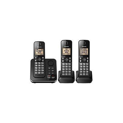 Panasonic DECT 6.0 3 Handset Cordless Phone with Answering System