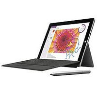 Microsoft Corp. Surface 3 128GB Bundle with Surface Pen (Silver), Surface 3 Type Cover (Black) & Office 365 Personal.