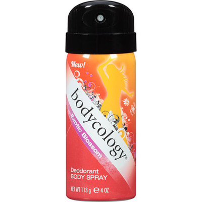 bodycology Exotic Blossom Deodorant Body Spray, 4 oz