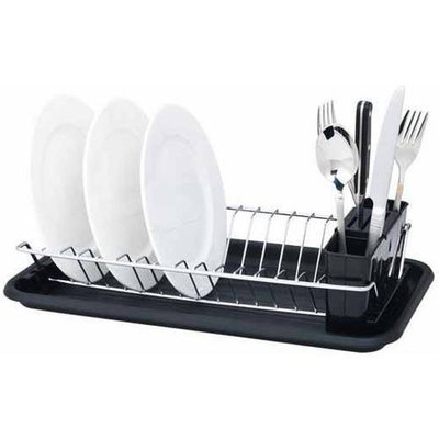 Hds Trading Corp Hds Trading DD01998 Compact Dish Drainer - Black