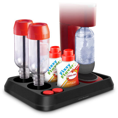 Mind Reader Soda Stream All in One Tray Bottle Dryer/Holder