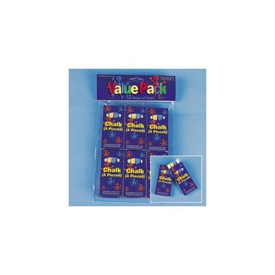 Cool Fun 85-2220V 4-Pc Boxed Chalk 1Dz Per Bag