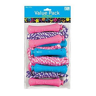 Cool Fun 85-2895V Nylon Princess Jump Ropes 4Pc Per Bag 6 Per Bag