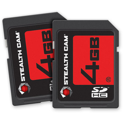 Stealth Cam 2 Pack SD Card 4GB ea
