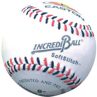 Athleticconnection Easton IncrediBall 9-Inch Diameter White, One Dozen