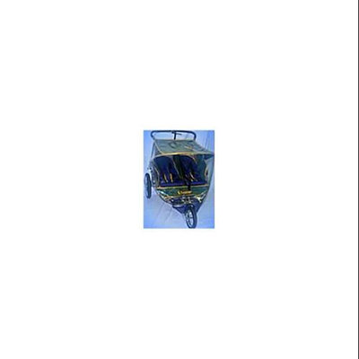 La Mart Clear Vinyl Outdoor Storage Cover for Twin Jogger Strollers