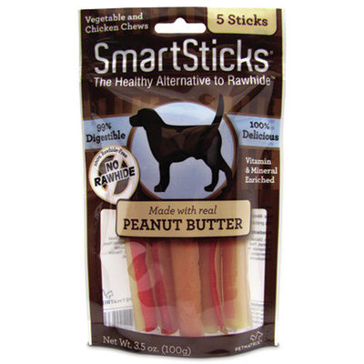 Petmatrix Llc - Smartsticks Chews- Peanut Butter 5 Pack - PB-00236