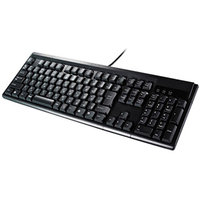 SolidTek KB-7091BU Black Wired IPx5 water resistant keyboard