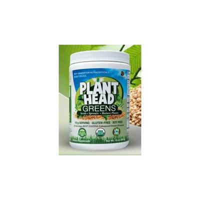 Genceutic Naturals Plant Head Greens - 10 oz - Vegan