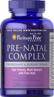 Puritan's Pride 2 Units of Pre-Natal Complex-120-Caplets