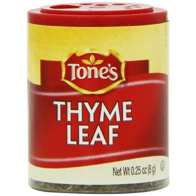 Tone's Mini's Thyme, Leaf, 0.25 Ounce (Pack of 6)