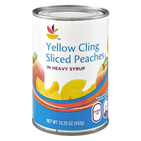 Ahold Yellow Cling Sliced Peaches in Heavy Syrup