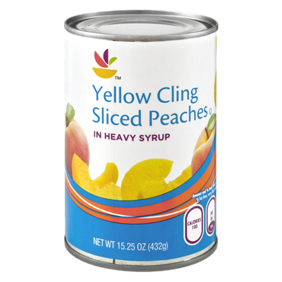 Ahold Yellow Cling Sliced Peaches in Heavy Syrup