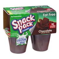 Snack Pack Fat Free Chocolate Pudding - 4 PK