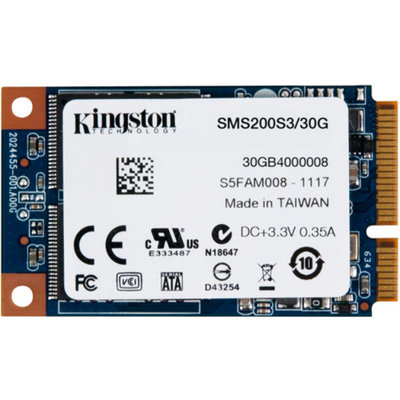 KINGSTON SSD SMS200S3/30G 30GB SSDNOW MSATA 6GBPS
