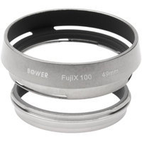 Bower AR-X100 Adapter Ring & Hood for Fuji X100/X100S/X100T Camera (49mm)