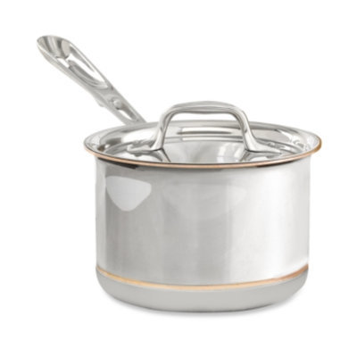 All Clad ALL CLAD 2 Quart Sauce Pan With Lid Copper Core