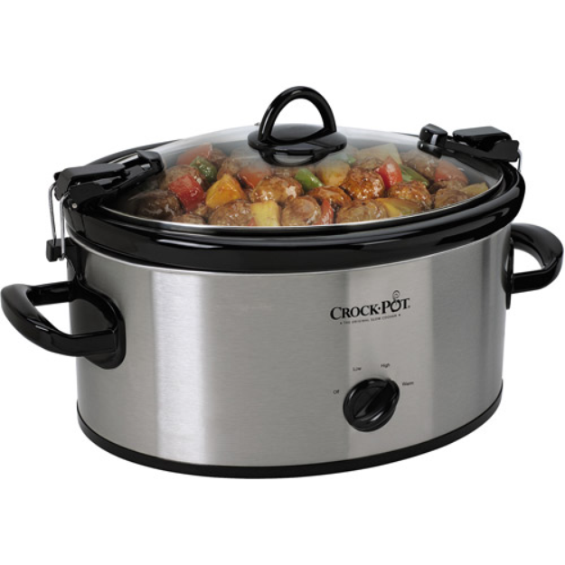 Crock Pot Crock-Pot 6 Qt. Stainless Steel Cook & Carry Slow Cooker