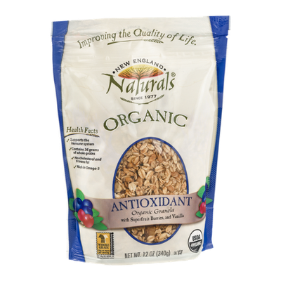 New England Naturals Antioxidant Organic Granola with Superfruit Berries and Vanilla